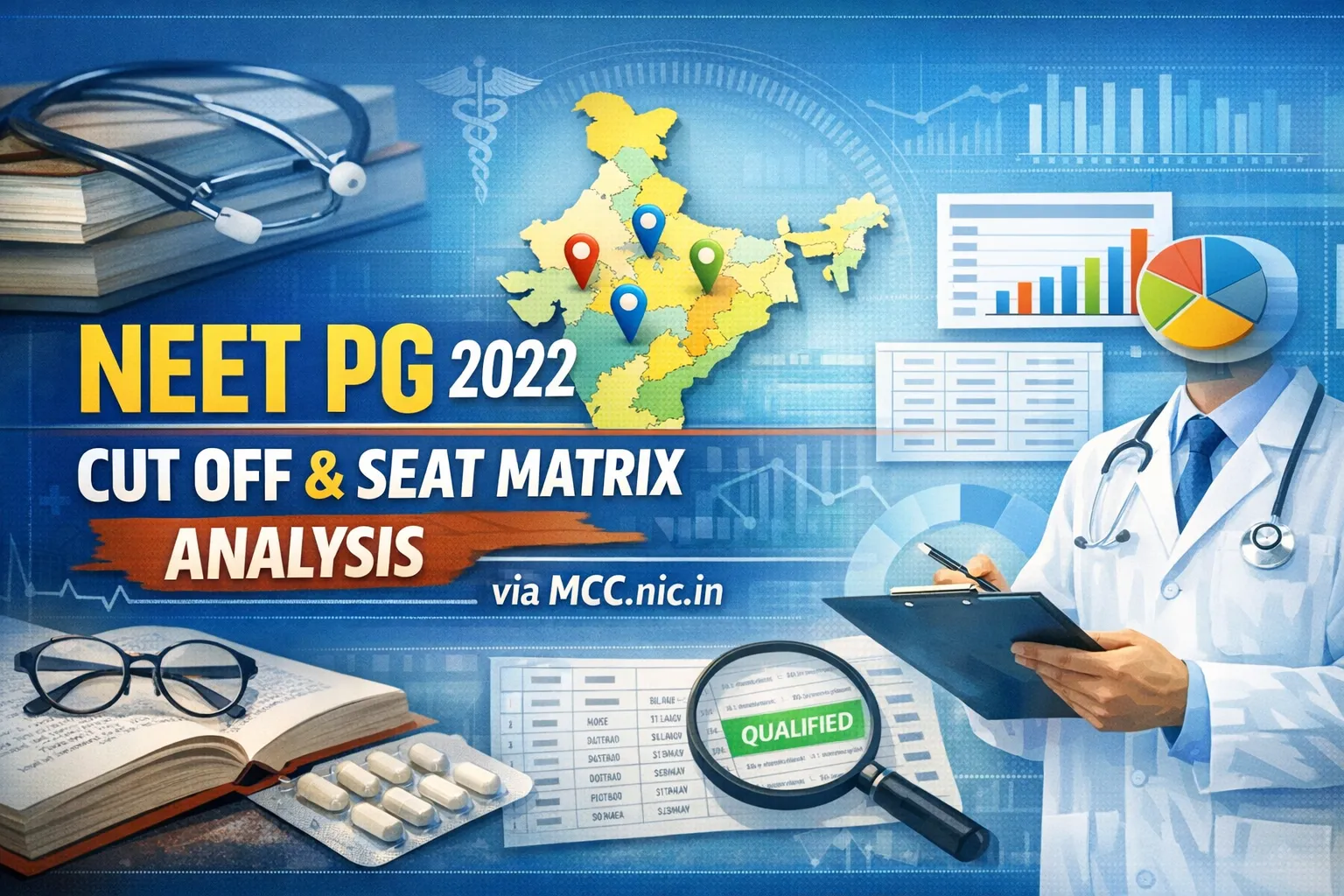 NEET PG 2022 Cut Off and Seat Matrix Analysis via MCC.nic.in